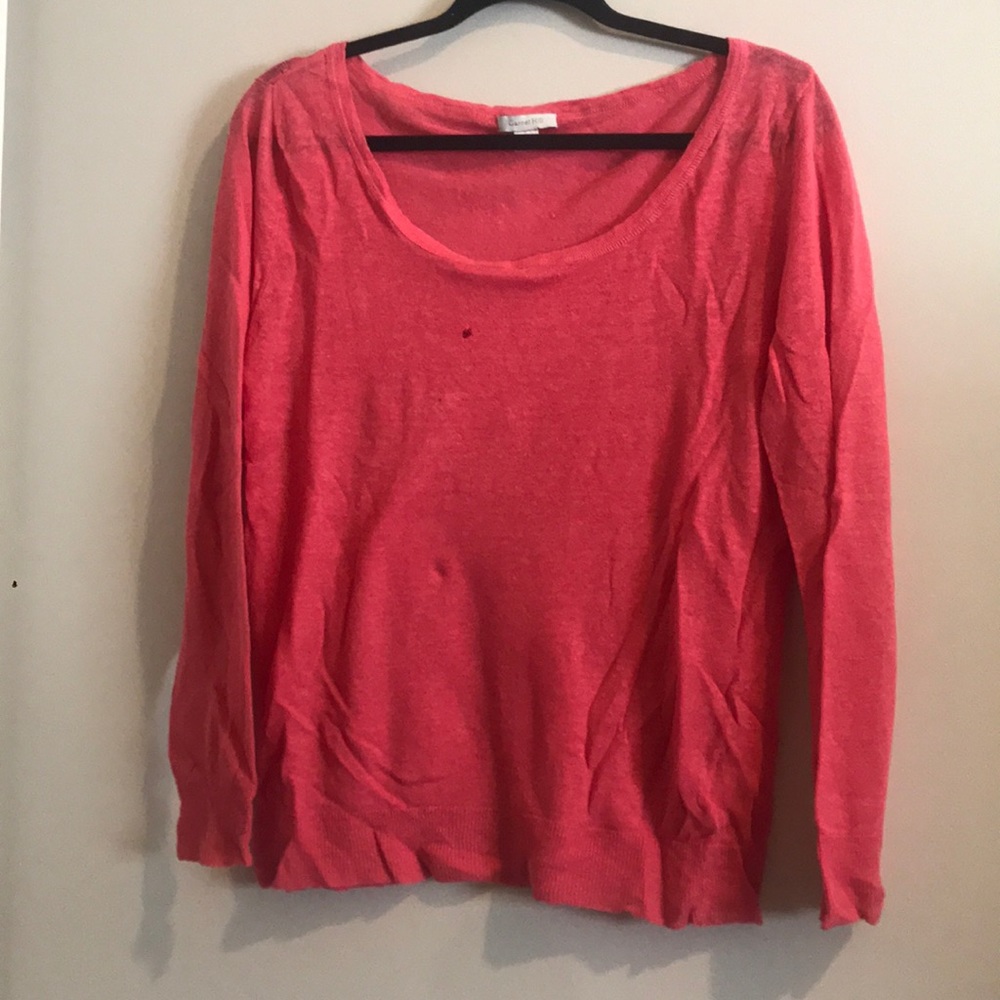 Lightweight pink sweater